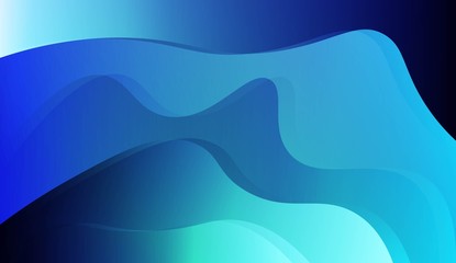 Wavy Background. For Flyer, Brochure, Booklet And Websites Design Vector Illustration