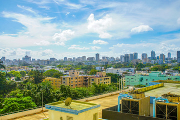 Aerial Views of Santo Domingo. - obrazy, fototapety, plakaty