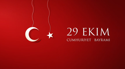 Republic Day in Turkey. 29th of October. Cumhuriyet Bayrami
