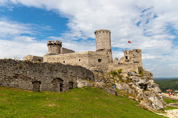 Fototapeta na wymiar Ogrodzieniec Castle