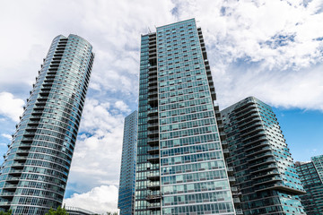 Fototapeta premium Skyline of skyscrapers in New York City, USA