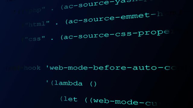 HTML Web Page Code Scrolling