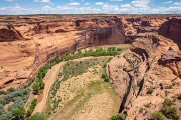 Overlook of canyon de chelly national monument, Arizona, USA