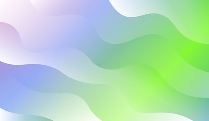 Wave Modern Background. For Business Presentation Wallpaper, Flyer, Cover. Vector Illustration with Color Gradient.