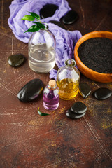 Spa Kit. Shampoo, Soap Liquid. Shower Gel.