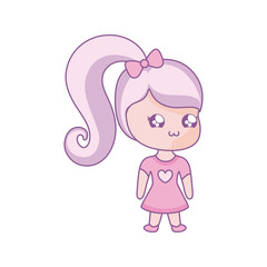 cute little girl kawaii style