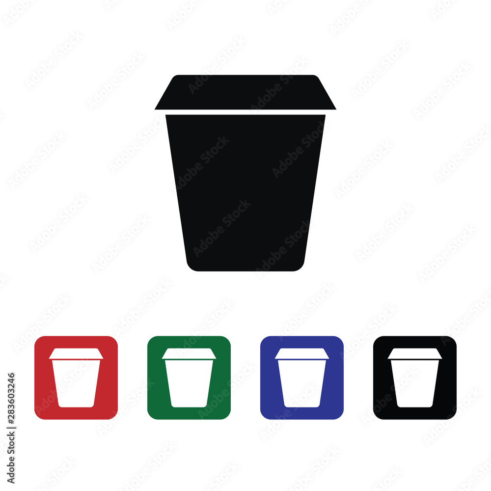 Poster coffee, drink vector icon. element of kitchen for mobile concept and web apps illustration. thin fla