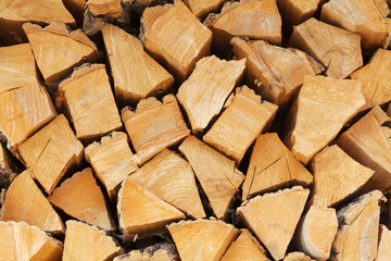 Fototapeta premium Stack of firewood