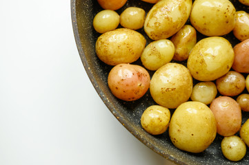 Roasted potatoes in the skin