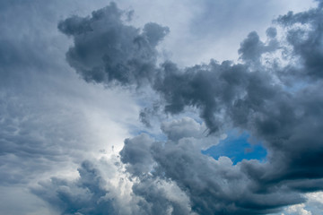 Obraz premium Dramatic skies over Charlottetown Prince Edward Island