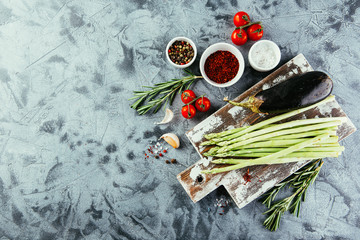 Colorful various of organic farm vegetables