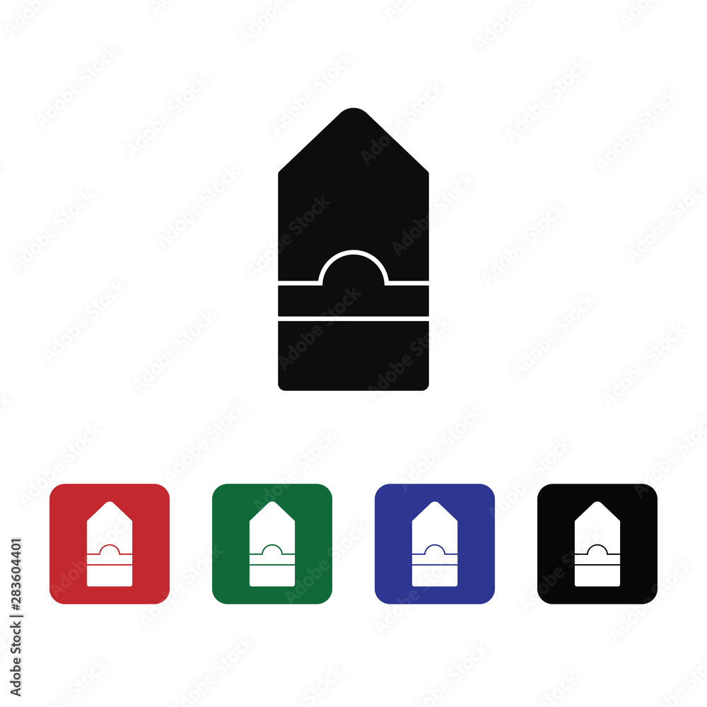 Poster milk vector icon. element of kitchen for mobile concept and web apps illustration. thin flat icon fo