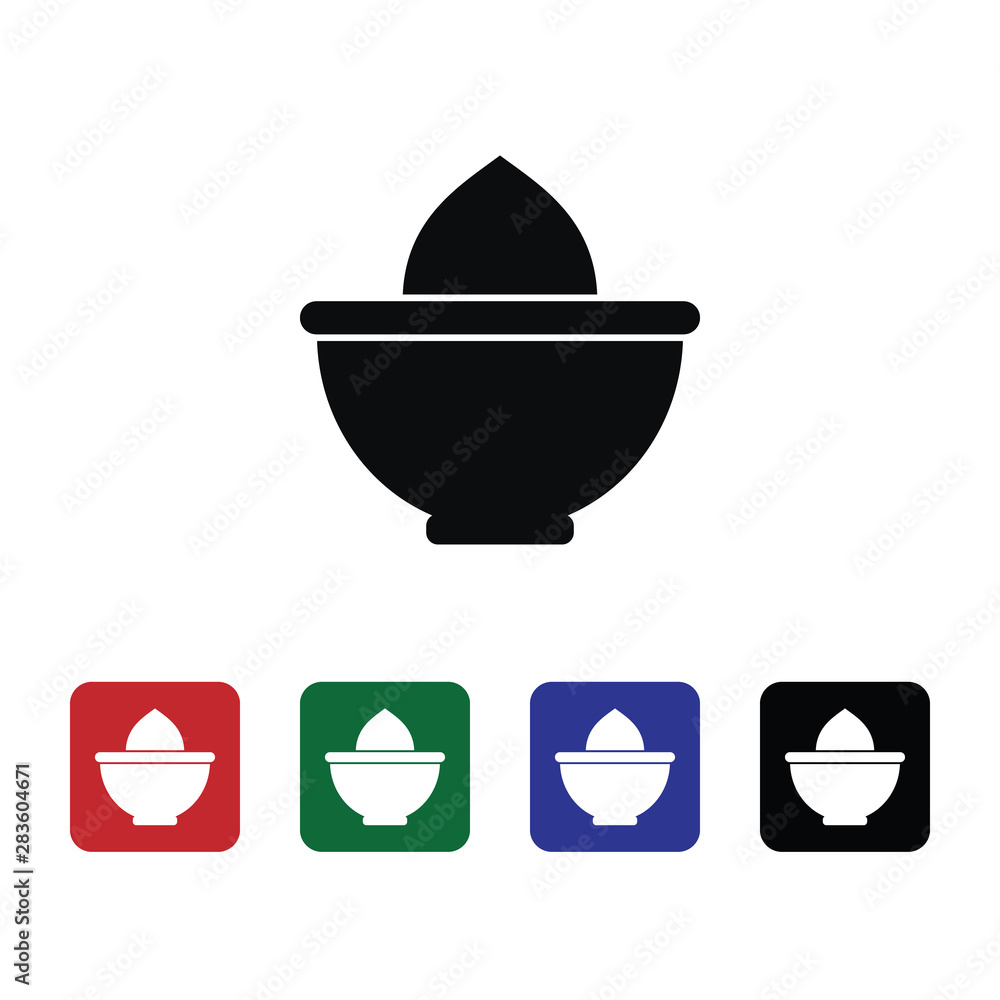 Poster juicer vector icon. element of kitchen for mobile concept and web apps illustration. thin flat icon 