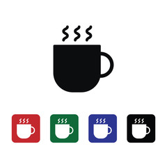 Cup, tea vector icon. Element of kitchen for mobile concept and web apps illustration. Thin flat icon for website design and development, app development. Premium icon