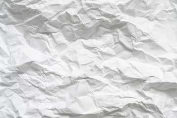 Background from a sheet of crumpled white paper.
