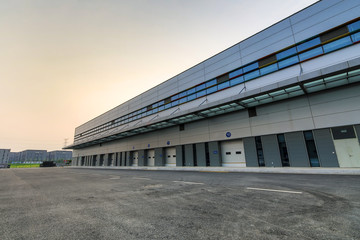 Obraz premium Modern automation of warehouse production in China.