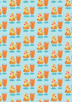 PIZZA E REFRIGERANTE, CASAL, NAMORO, DIVERTIDO, PIZZARIA, FUNDO, BANNER