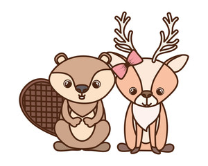 card of celebration with animals