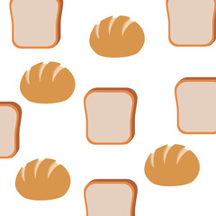 pattern of delicious bakery bread