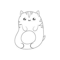 cute cat baby animal kawaii style