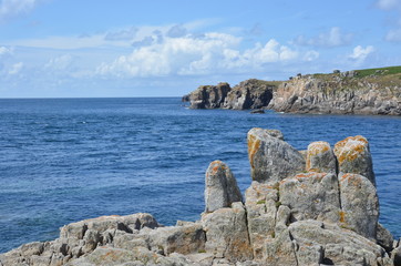 North coast of Ouessant island,  Brittany, France