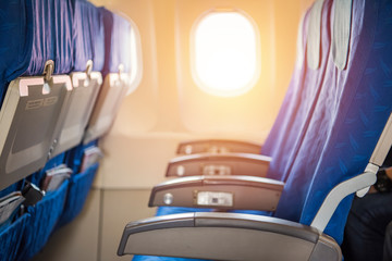 The seats waiting for a traveler