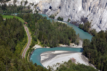 Rheinschlucht bei Versam, Graubünden