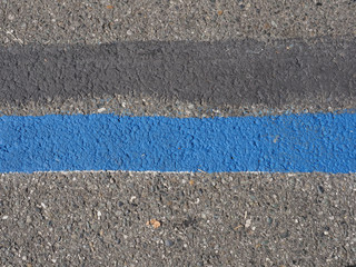 Fototapeta premium blue parking line sign