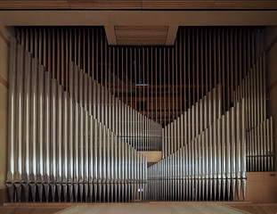 church pipe organ keyboard instrument