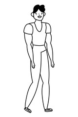 Isolated avatar man vector design