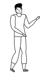 Isolated avatar man vector design