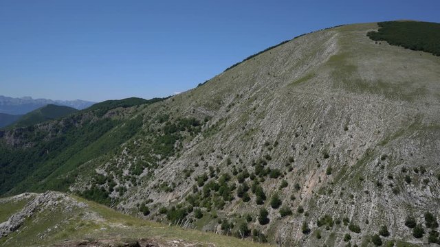 Bjelašnica mountain Bosnia and Herzegovina summer landscape - (4K)