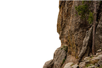 Mountainside cutout right