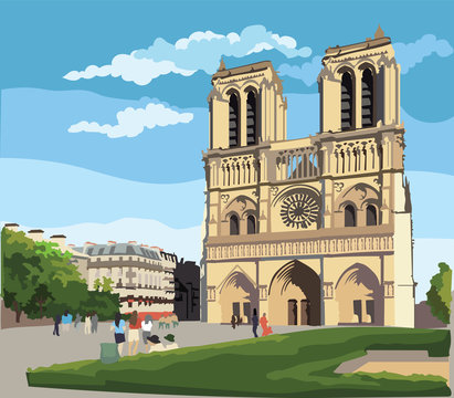 Colorful vector Paris 2