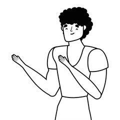 Isolated avatar man vector design