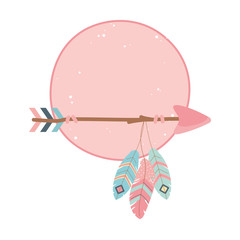 Isolated boho arrow vector design vector illustration