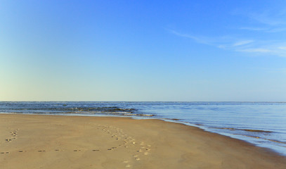 Early morning on Tybee Island beach
