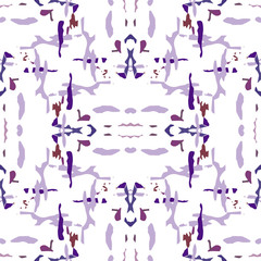 Batik, Hand Drawn. Paint Texture Ornament. 