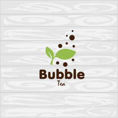 bubble tea logo icon graphic template
