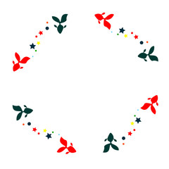 金魚と星のフレーム