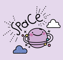 handwritten messages background flat design