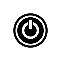 Power button swich turn on off icon vector symbol illustration