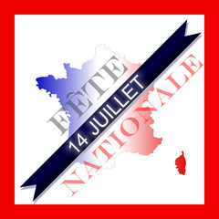 Obraz premium Fête nationale du 14 juillet - France