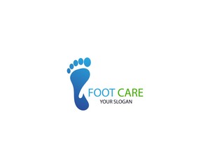 Foot Massage Logo Template Design Vector, Emblem, Design Concept, Creative Symbol, Icon
