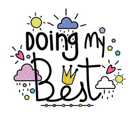 handwritten messages white background design