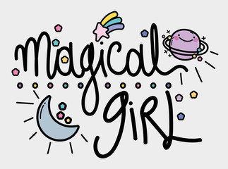 handwritten messages background flat design