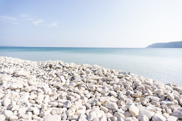 Rocky beach, Lion's head, Ontario