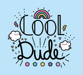 handwritten messages background flat design