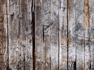 old splintered wooden textured wall damaged with age