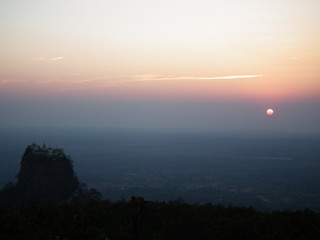 coucher de soleil birmanie